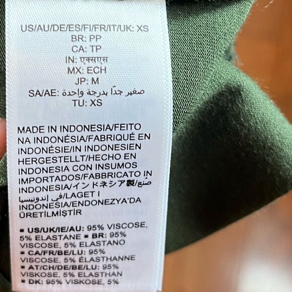 Daily Ritual Green V-Neck Sleeveless Dress, Size XS, NWT - Picture 7 of 7